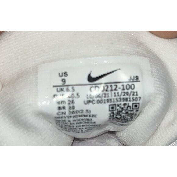 Nike Legend Essential White‎ Pistachio Green Lilac CD0212-100 Women's Sz 9 - Picture 7 of 9